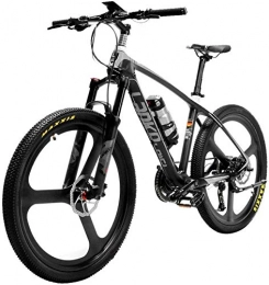 WJSWD Mountain bike elettriches WJSWD - Bicicletta elettrica da neve, super leggera, 18 kg, in fibra di carbonio, mountain bike elettrica PAS con freno idraulico Altus, batteria al litio per adulti