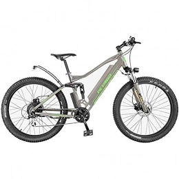 WXX Mountain bike elettriches WXX Bicicletta Elettrica per Adulti da 27, 5"Batteria al Litio Rimovibile da 36 V 10 Ah / 14 Ah per Mountain Bike Elettrica A 7 velocità per Sport all'Aria Aperta, Grigio