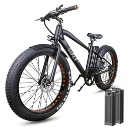 WZW Mountain bike elettriches WZW Uomo Bicicletta Elettrica 1000W 4.0 Grasso Pneumatico Montagna Ebike 48V / 17Ah Litio Batteria Elettrico Bicicletta 6 velocità Città E-Bike per Adulti (Colore : 2 Battery)