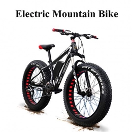 XTD Bici XTD Aggiornamento 48V 1500w Electric Mountain Bicicletta, 26 Pollici Fat Tire E-Bike (50-60 Km / H) Sospensione Cruiser Mens Sport Bike Completa per Adulti MTB Dirtbike, 27 velocità A