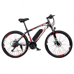 YDYBY 36V Mountain Bike per Adulto Unisex, Cambio da 21 velocità E-Bike, con Pedalata Assistita Batteria Removibile da 250W, Motore