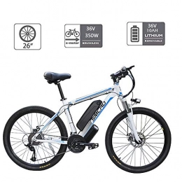 YMhome Mountain bike elettriches YMhome Biciclette Elettriche per Gli Adulti, 360W Lega di Alluminio-Bici della Bicicletta Removibile 48V / 10 Ah agli Ioni di Litio della Bici di Montagna / Commute Ebike, Black Blue