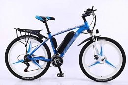 ZHONGXIN Mountain bike elettriches ZHONGXIN Biciclette elettriche per Adulto, Lega di magnesio Ebikes Biciclette all Terrain, 26 '' City Bike leggera, freno a disco, cambio a 27 velocità (B2, 36V 8AH / endurance 50km)