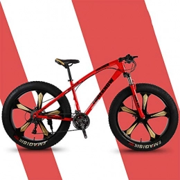 26" Folding Mountain Bike / 21 velocità Doppio Freno di Bicicletta con 4.0 Pollici Wide Pneumatici per Uomini E Donne,D