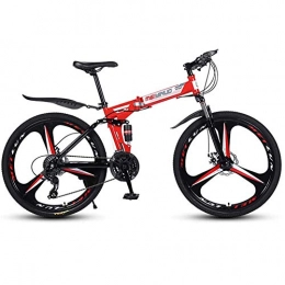 BFDMY 26" 21-velocità Mountain Bike per Adulti, Leggero Completa Sospensione Frame, Forcella della Sospensione, Freno a Disco