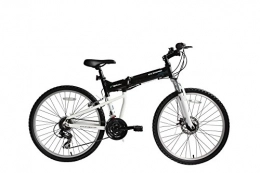Ecosmo, mountain bike pieghevole in alluminio, ruote da 26”, cambio Shimano 26AF18BL