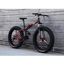 Hycy Bici HYCy MTB Fat Tire Bike Pieghevole Mountain Bike Bicicletta, Full Suspension Telaio MTB in Acciaio ad Alto tenore di Carbonio con Cerchi in Lega di magnesio Freno a Doppio Disco