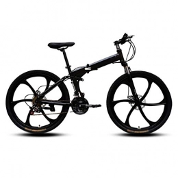 JTYX Bici JTYX Biciclette Pieghevoli per Mountain Bike Pieghevoli a velocità variabile per Adulti 6 Ruote da Taglio Bici da Strada per Uomo e Donna, 26 Pollici