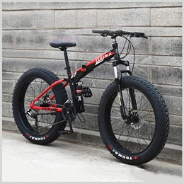 LDLL Bici LDLL Bici montanbike Fat Tire, Mountain Bike 26 Pollici Bici a Doppio Ammortizzatore a velocità variabile, per Uomo e Donna
