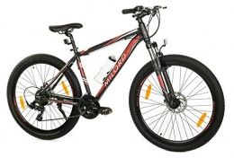 Milord Bikes Bici Milord. MTB Mountain Trekking Bike, Bicicletta Viking, 21 velocit - Nero Rosso - 27.5