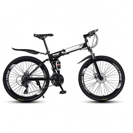 FDCFDC Bici Mountain Bike / Biciclette 26 '' ruota telaio in alluminio leggero 21 velocità freno a disco, 40 coltelli ruota unisex mountain bike pieghevole bici telaio in acciaio al carbonio