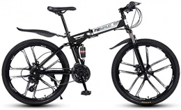 Aoyo Bici Mountain bike for adulti, 26 pollici 27 velocità leggero alluminio pieno Sospensione Telaio, sospensioni forcella, freni a disco,