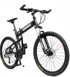 COS NI Mountain Bike pieghevoles Piccola bici MTB Folding Bike, in lega di alluminio bici Uomini Donne Leggero, dual shock 24inch 24 velocità di assorbimento Disco freno doppio bicicletta, mountain universale biciclette / strada / fl