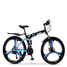 Qinmo Mountain Bike pieghevoles Qinmo Strada Cyclette Bike, Folding Mountain Bike 21 24 27 30 velocit ? for Uomini e Donne Adulti velocit for Adulti Biciclette Doppia Gara (Color : 27speed-24inch)