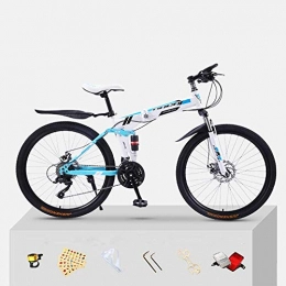Qinmo Mountain Bike pieghevoles Qinmo Trafficante Mountain Bike Bici Adulta Pieghevole 20 / 24 / 26 Pollici Doppio-Shock Absorbing off-Road Racing Speed Boys And Girls Biciclette (Color : 20inch, Size : 24speed)