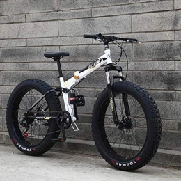 QZ Bici QZ Mountain Bike, in motoslitta Fat Tire Hardtail Uomo, Telaio a sospensioni Dual e Forcella della Sospensione della all Terrain Bicicletta della Montagna for Adulti (Color : E, Size : 21 Speed)