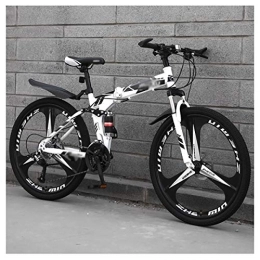 STRTG Bici STRTG Bicicletta trasportabile, Unisex Adulto Mountain Bike Folding, MTB Bici Pieghevole, 24 * 26 Pollici Bicicletta Pieghevole, 21 * 24 * 27 velocità