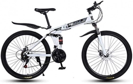 ZY Bici ZY 26in 24 velocit Mountain Bike for l'adulto, Leggero Completa Sospensione Frame, Forcella della Sospensione, Freno a Disco 5-27 (Colore: Y 2) LOLDF1 (Color : W 1)