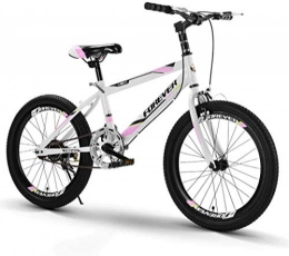 Aoyo Bici 20-pollici a velocità variabile Mountain bike, sella confortevole, antiscivolo Pedale, Kids Bike, sicuro e Brake Sensitive (Color : Pink)