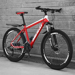 26" Mountain Bike - MJH-02 Bici da MTB a 24 Velocità - Bicycle a Sospensione Completa per Adulti & Adolescenti, Corpo in Acciaio al Carbonio, Freni a Doppio Disco - 5 Colori Tra Cui Scegliere