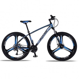 WSS Bici 26 pollici 21 / 24 / 27 Speed ​​Mountain Bike-Mechanical Brake-Adatto per biciclette all'aperto per studenti adulti BLU BLUE-21 velocità