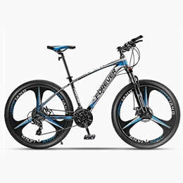 LYRWISHJD Bici 27.5 pollici Mountain Trail Professional Bike Mountain Bike leggero telaio in alluminio con serratura Forcella for il pendolarismo, andare a scuola, Outing, fitness ( Color : Blue , Size : 27.5 inch )