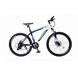 Domrx Mountain Bike Adulte Men And Women 21 Speed ​​26 Pollici Variable Speed ​​Student Two-Disc Shock Absorber Bicycle-Blue