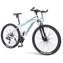 BD.Y Bici Adulti Mountain Bike Unisex 33 velocitagrave; Hardtail Biciclette, Leggero Telaio Alluminio Bicicletta Uomo Donne Biammortizzata Bike, Blu, 29 inch