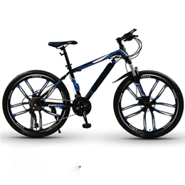 ASUMUI  ASUMUI 24 pollici Mountain Bike in lega di alluminio 21 velocità variabile assorbimento degli urti fuoristrada per viaggi in città per pendolari (blue)