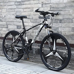 BaiHogi Mountain Bike Bici Da Corsa Professionale, Mountain bike, bici da 12 / 26 pollici for la coda dura, doppia sospensione, sedile regolabile tutto anteriore, freno a disco, bicicletta, telaio in acciaio al carbonio alto
