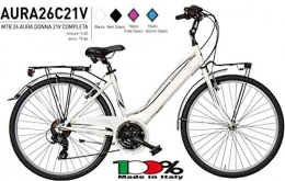 Cicli Puzone Bici Bici Misura 26 Donna MTB City Alluminio Aura 21V Art. AURA26C21V