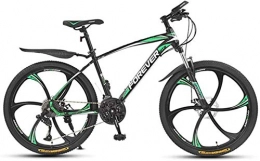 HongLianRiven Mountain Bike Bicicletta BMX, Mountain bike, bicicletta della strada, Coda bici rigida, 24 pollici bici, acciaio al carbonio adulta della bicicletta, 21 / 24 / 27 / 30 Speed Bike 7-20 ( Color : B , Size : 30 Speed )
