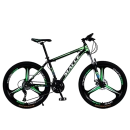 Mountain Bike Mountain Bike Bicicletta da montagna a velocità variabile con freno a doppio disco in acciaio al carbonio con assorbimento degli urti (24 / 26 pollici 21 / 24 / 27 / 30 velocità blu; nero rosso; nero verde; nero arancion