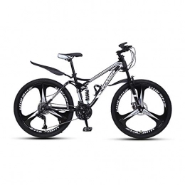 Yuxiaoo Bici Bicicletta, mountain bike 24 / 26", bicicletta fuoristrada a 27 velocità, con sedile regolabile e telaio in acciaio ad alto tenore di carbonio, per adulti e adolescenti, doppio freno a disco / C