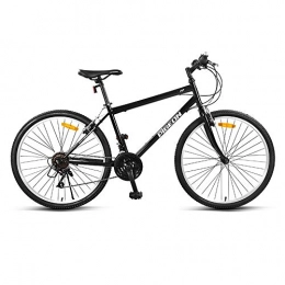 Yuxiaoo Bici Bicicletta, mountain bike, bicicletta a 24 velocità, per adulti e adolescenti, con ruota da 26 pollici e telaio in acciaio ad alto tenore di carbonio, doppio freno a disco, non facile da deformar