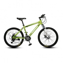 Yuxiaoo Bici Bicicletta, mountain bike, bicicletta ammortizzata a 21 velocità, con telaio in acciaio ad alto tenore di carbonio, freno a doppio disco meccanico, per adulti e adolescenti, non facile da deforma