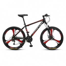 Yuxiaoo Bici Bicicletta, mountain bike, bicicletta fuoristrada da 26 pollici a 24 velocità, telaio in lega di alluminio ultraleggera, per adulti e adolescenti, doppio freno a disco, sedile regolabile / A / 1
