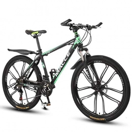 GXQZCL-1 Bici Bicicletta Mountainbike, 26" Mountain Bike, Hardtail Montagna biciclette con doppio freno a disco anteriore e sospensioni, telaio in acciaio al carbonio, 21 velocit, 24 Velocit, 27 Velocit MTB Bike