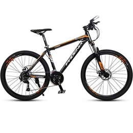 GXQZCL-1 Bici Bicicletta Mountainbike, 26" Mountain Bike, in lega di alluminio leggero della bici della struttura, doppio freno a disco e bloccato sospensione anteriore, 27 Velocit MTB Bike ( Color : Orange )