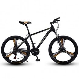 GXQZCL-1 Bici Bicicletta Mountainbike, Mountain bike, 26inch a rotelle, acciaio al carbonio telaio hardtail Biciclette da montagna, doppio freno a disco e forcella anteriore MTB Bike ( Color : B , Size : 24-speed )