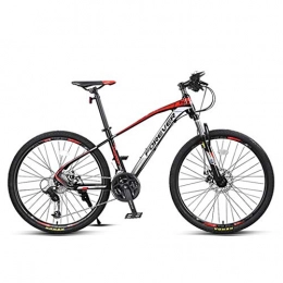 GXQZCL-1 Bici Bicicletta Mountainbike, Mountain bike, Telaio lega di alluminio Biciclette da montagna, doppio freno a disco e forcella anteriore, 27.5inch Ruota Ruota a razze, 27 Velocit MTB Bike ( Color : A )