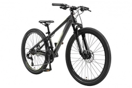 BIKESTAR Bici BIKESTAR Hardtail Mountain Bike in Alluminio, Freni a Disco, 26" | Bicicletta MTB Telaio 13" Cambio Shimano a 21 velocità, sospensioni | Nero