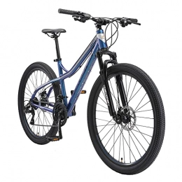 BIKESTAR Bici BIKESTAR Hardtail Mountain Bike in Alluminio, Freni a Disco, 27.5" | Bicicletta MTB Telaio 17" Cambio Shimano a 21 velocità | Azul