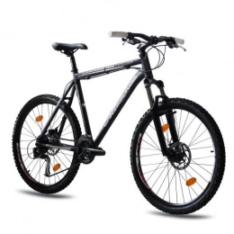 CHRISSON Bici CHRISSON - Mountain Bike Coloniator misura 26'' (66, 0 cm), colore nero opaco, 24 velocità
