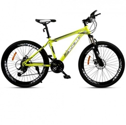 Cloth-YG Mountain Bike Cloth-YG - Bicicletta da mountain bike per adulti, doppio freno a disco, telaio in acciaio al carbonio, ruote da 24 pollici, Verde, 24 speed