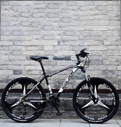 Cloth-YG Bici Cloth-YG - Mountain bike pieghevole da 26 pollici, doppio freno a disco, telaio in lega di alluminio, ruote da spiaggia, motoslitta, Nero , 21 speed