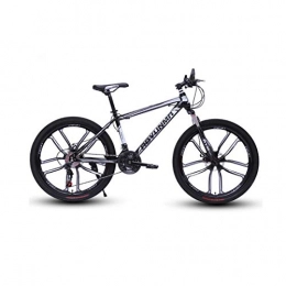 CPY-EX Mountain Bike CPY-EX 26 Pollici per Adulti Mountain Bike, Biciclette Doppio Disco Freno, Spiaggia motoslitta Biciclette, l'aggiornamento ad Alta Acciaio al Carbonio Telaio, in Lega di Alluminio Ruote, C3, 24