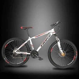 CSS Bici CSS Mountain bike da 26 pollici a velocità variabile per adulti, 21-24-27 velocità bici con telaio in lega di alluminio leggero, bicicletta con freno a doppio disco ad assorbimento degli urti 6-11, 24