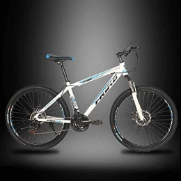 CSS Bici CSS Mountain bike da 26 pollici a velocità variabile per adulti, 21-24-27 velocità bici con telaio in lega di alluminio leggero, bicicletta con freno a doppio disco ad assorbimento degli urti 6-11, B,