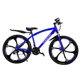 CXSMKP Bici CXSMKP Mountain Bike per Adulti Davanti Sospensione Bicicletta Pieghevole, 21 velocit Uomini Bici 26"Ruote per Bicicletta, Dual Freno A Disco, Leggero, Alto Acciaio al Carbonio Telaio, Blu
